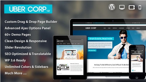 Ubercorp v1.0.1 Responsive Multi Purpose with Page Builder