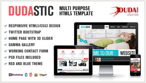 Home / Premium HTML Templates / Business / DUDASTIC