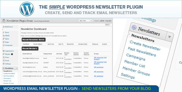 WordPress Email Newsletter Plugin v3