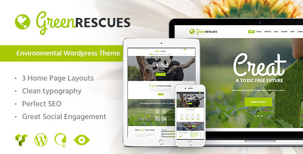 Green Rescues v1.3 - Environment Protection Theme
