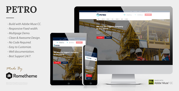 Petro v1.0 - Industrial Muse Template
