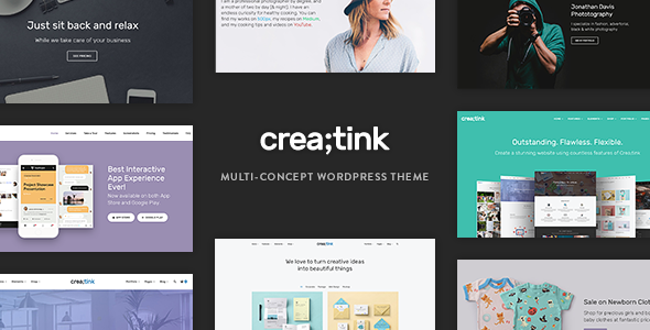 Creatink v1.0.5 - Multi-Concept Responsive WordPress Theme