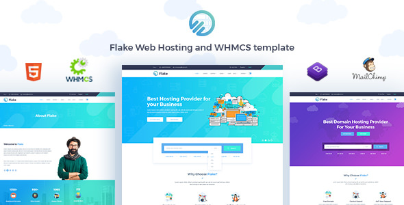 Flake - Web Hosting and WHMCS Technology Template