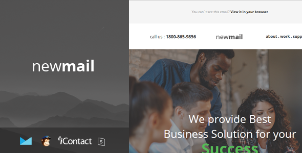 newmail v1.0 - Responsive E-mail Template + Online Access