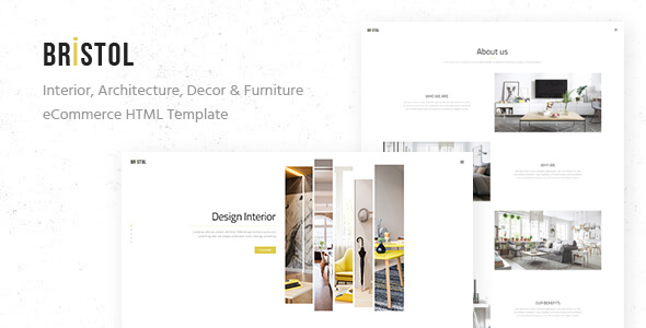 Bristol - Interior / Architecture / Decor & Furniture eCommerce HTML Template